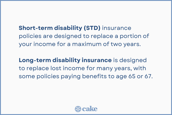 Differences between long-term and short-term disability insurance 